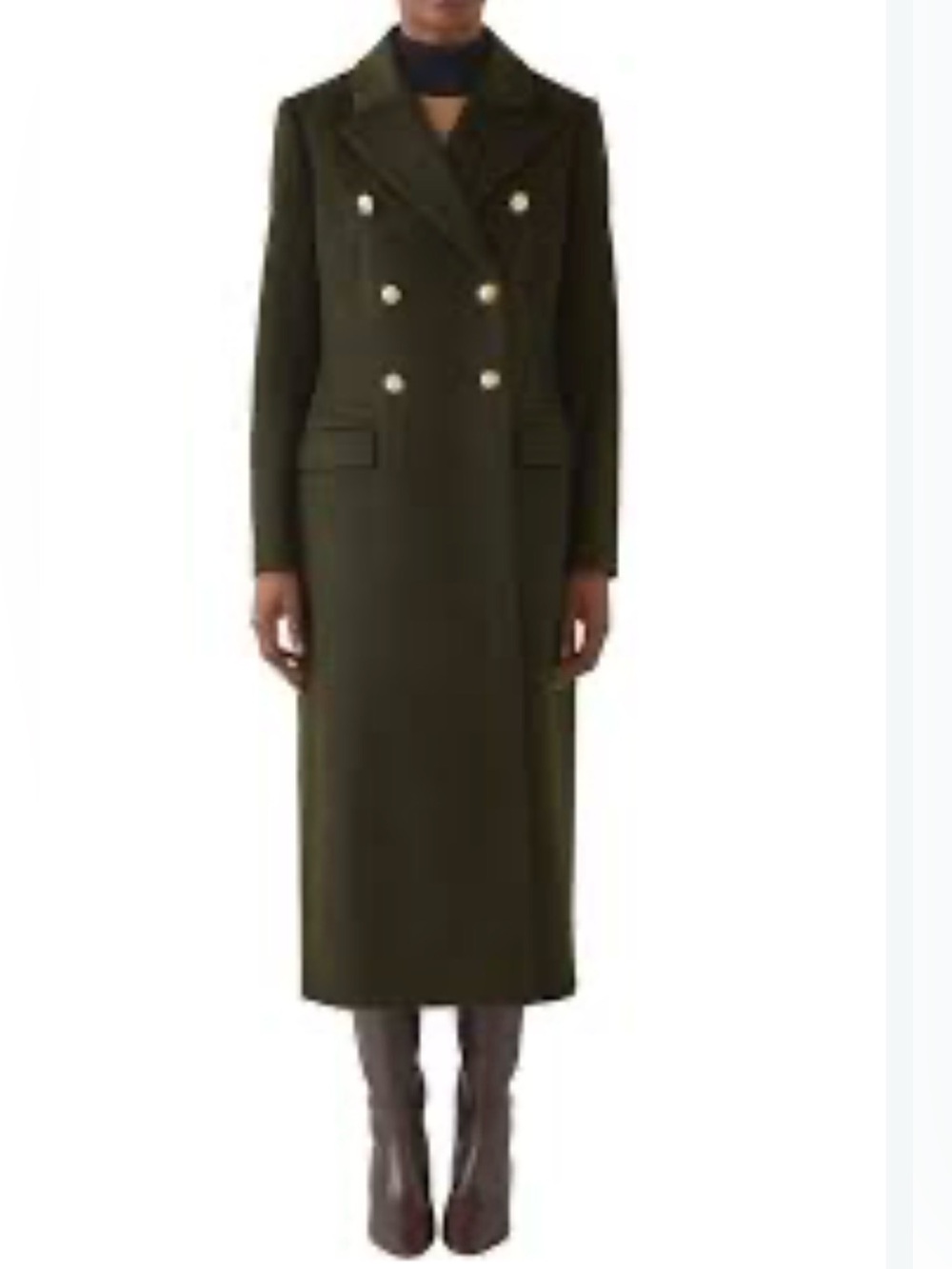 LK Bennett Natalia Fitted Double Breasted Coat